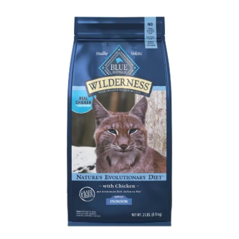 Wilderness Grain Free Indoor with Chicken Adult Premium Dry Cat Food – 2lbs