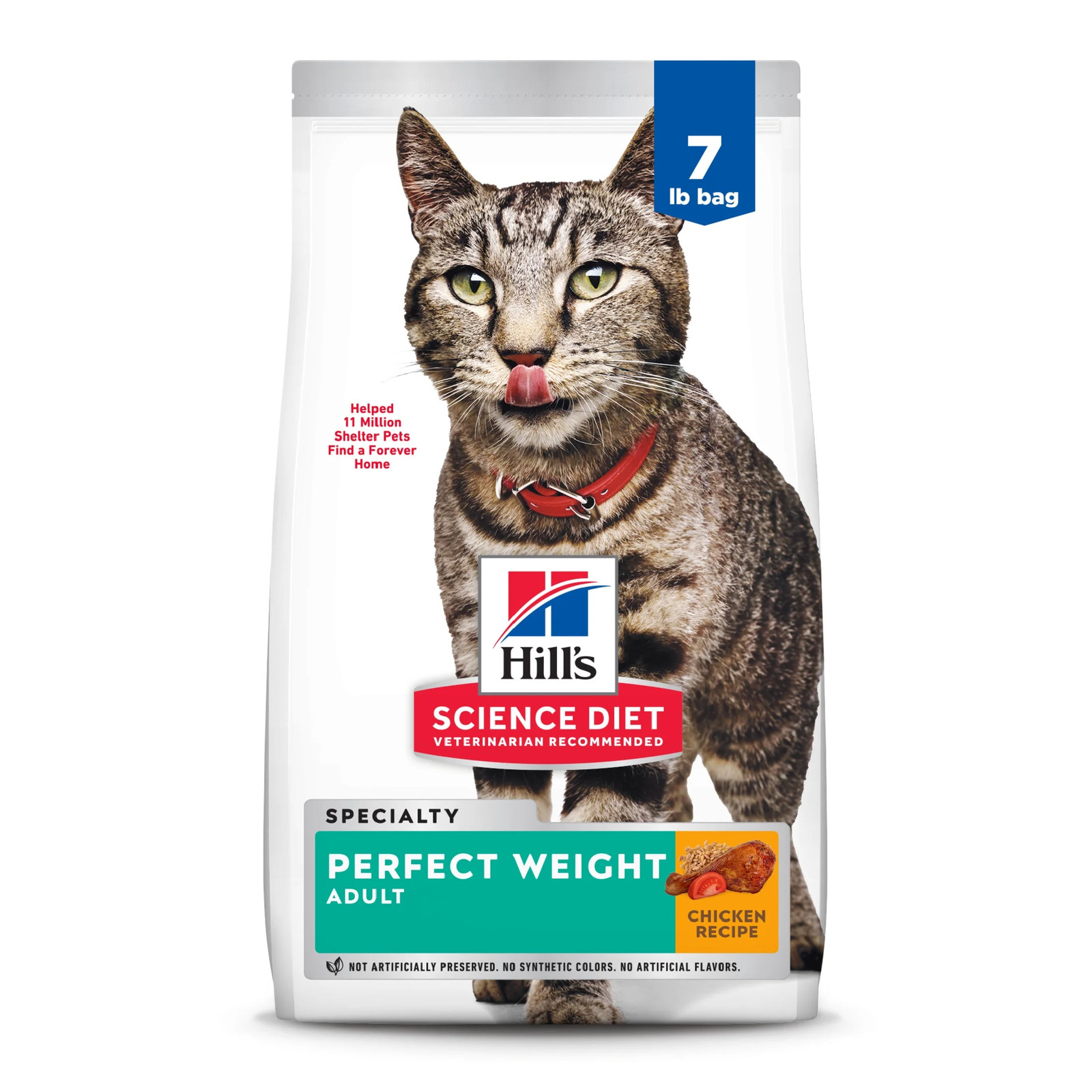 Perfect Weight Chicken Dry Cat Food, 7Lb Bag