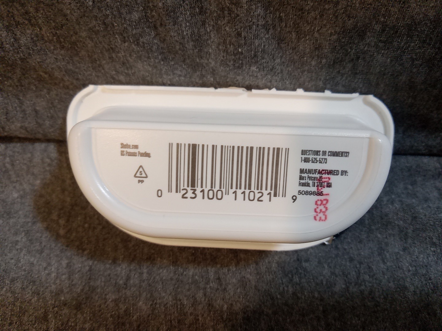 Sheba Pate Wet Cat Food Salmon 1 Serving Portion Pack 1.32 Oz Expiration 10/26