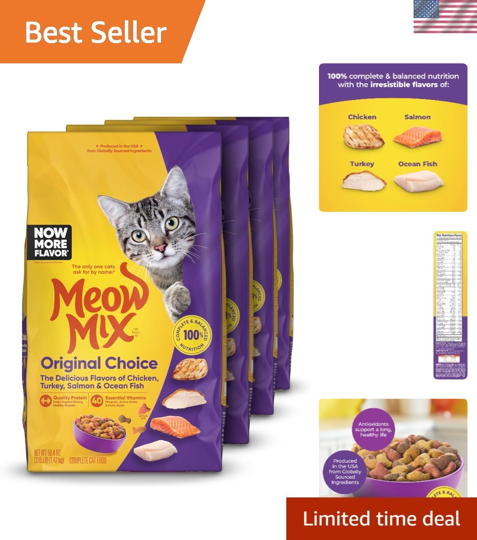 Flavorful Choice 3.15 lb Cat Food – Supports All Life Stages Nutrition
