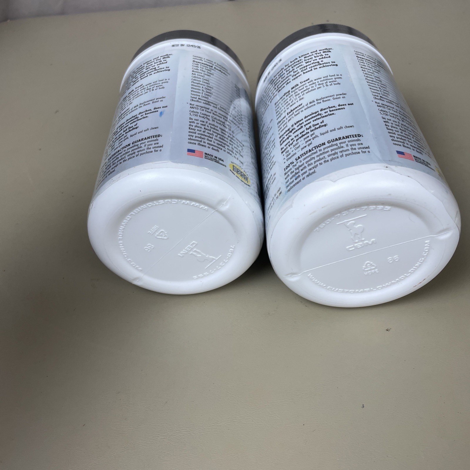 Lot Of 2 Nutri-Vet Milk Replacement For Kittens – 12 Ounce – BB 12/03/26