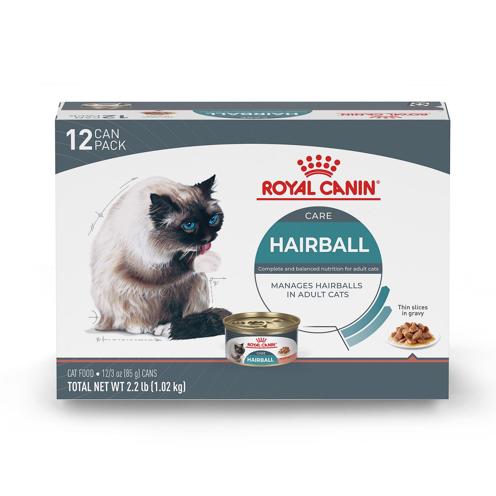 Royal Canin Feline Care Nutrition Hairball Adult 3 Ounce (Pack of 12)