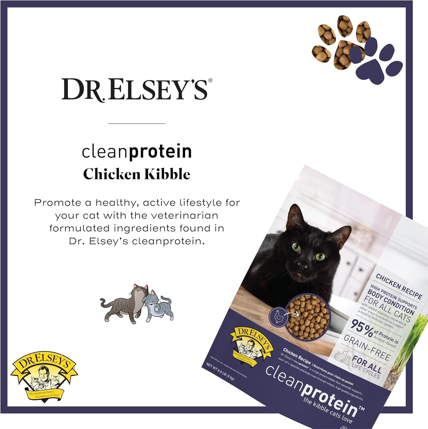 cleanprotein Chicken Cat Kibble 2 lb. Bag