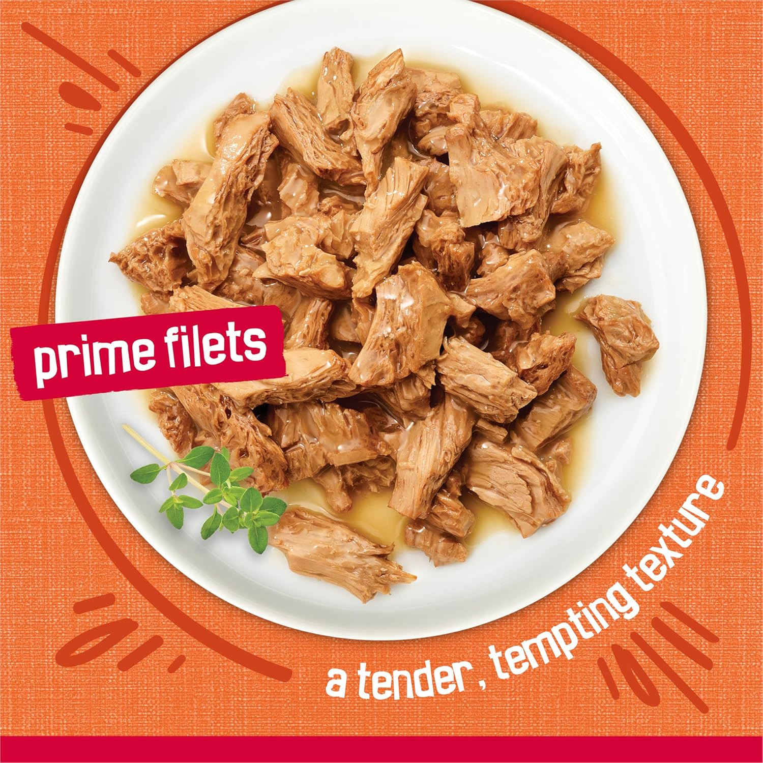 Purina Friskies Prime Filets Chicken and Tuna Dinner in Wet Cat Food Gravy – (Pa