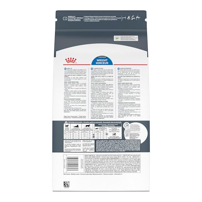 Royal Canin Feline Weight Care Dry Cat Food 14 Pounds for Overweight Cats