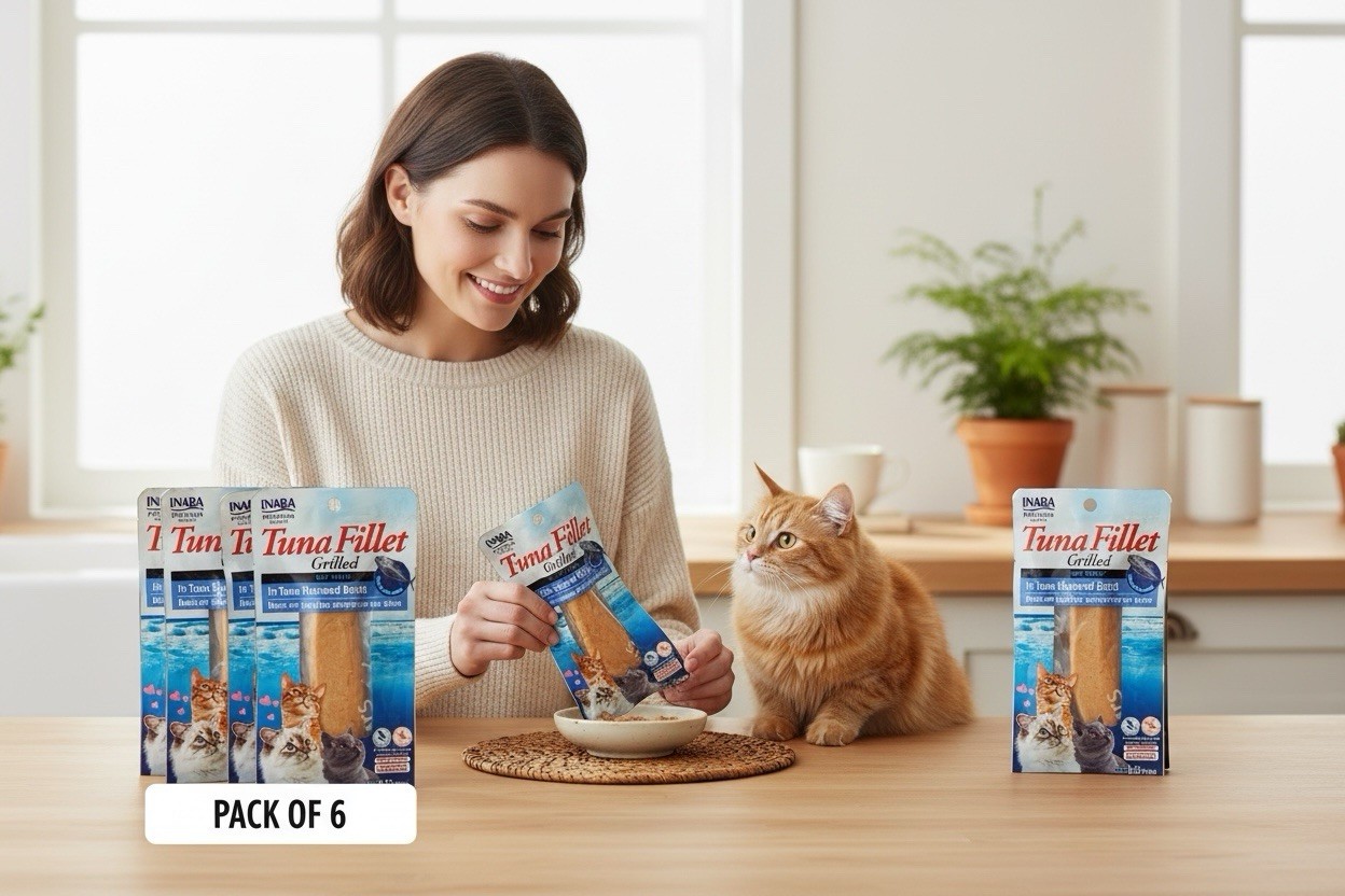 Cat Treats 6 Pack 0.52oz Tuna Fillet
