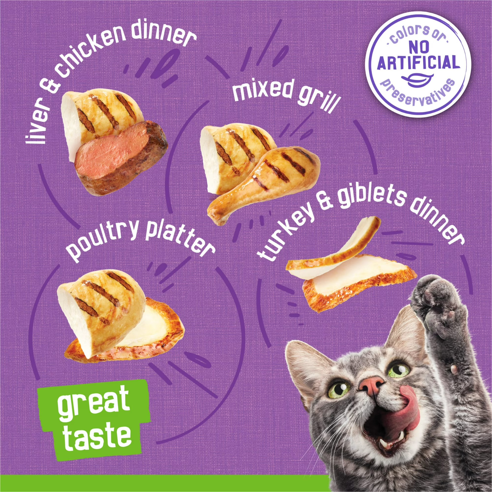 (2 pack) Purina Friskies Pate, Soft Poultry Variety Pack, Wet Cat Food, 5.5 oz