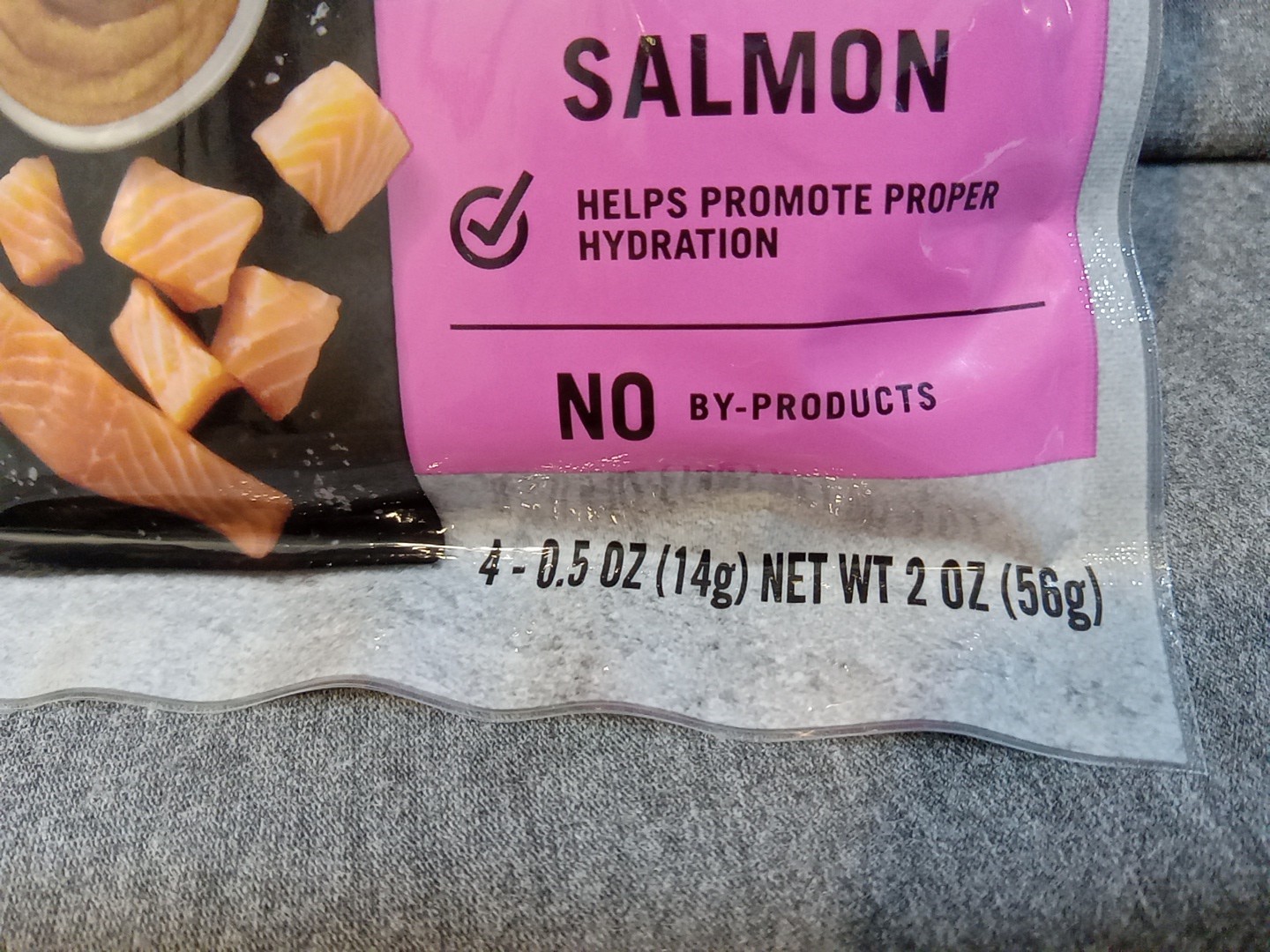 Pure Balance Puree Gourmet Salmon Cat Treats 4 Count Expiration 8/27/26 2 Oz
