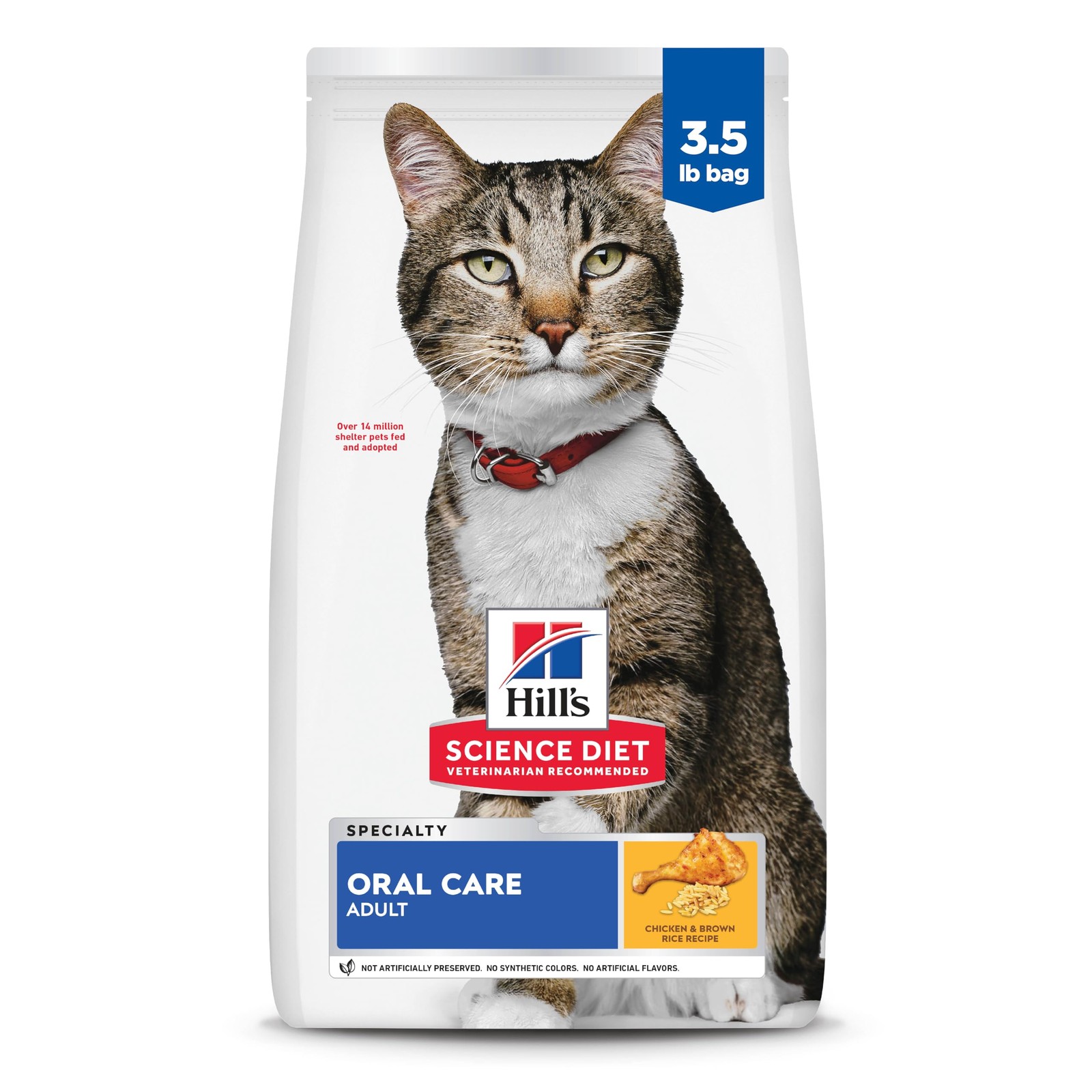 Hill’s Science Diet Oral Care, Adult 1-6, Plaque & 3.5 Pound (Pack of 1)