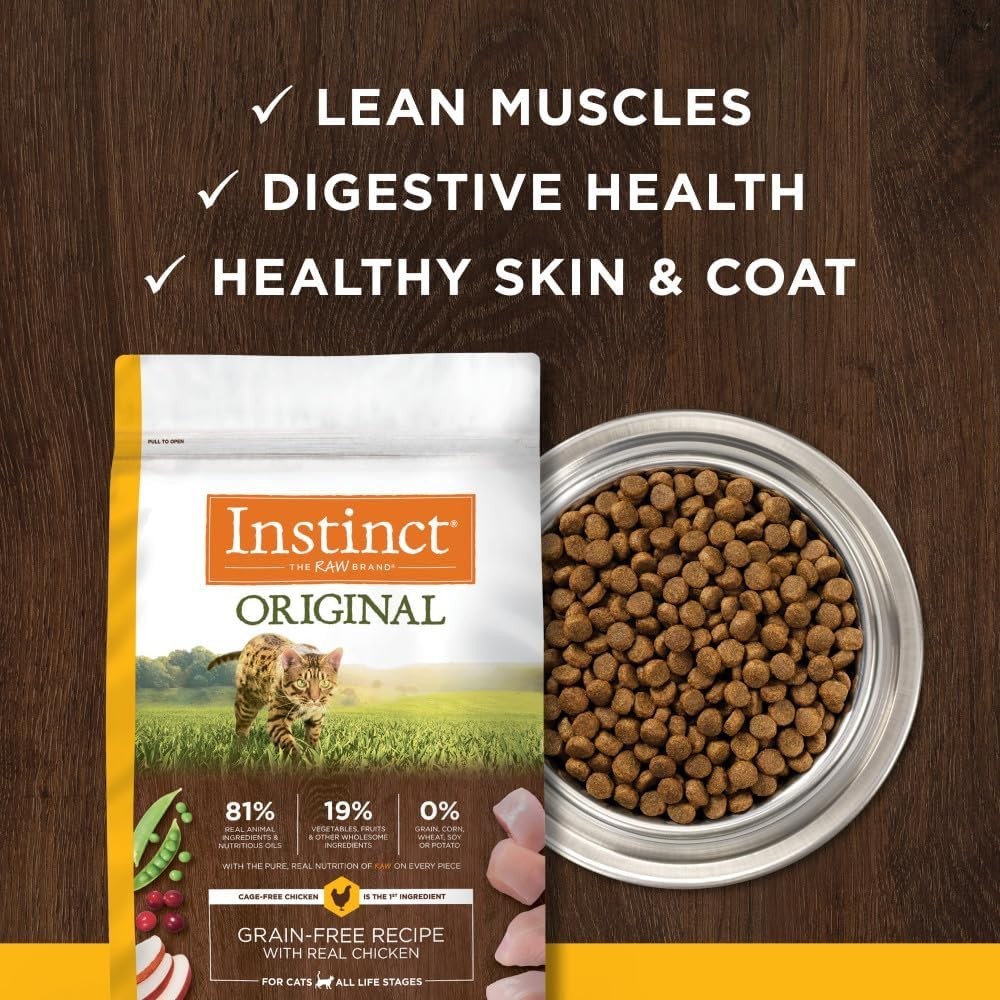 Instinct Dry Cat Food, Real Chicken – High Protein