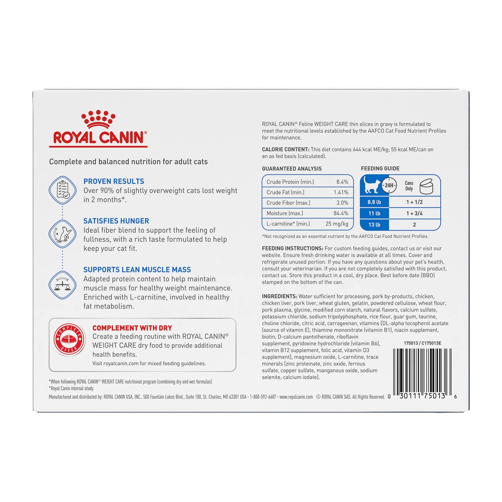 Royal Canin Feline Care Nutrition 3 Ounce (Pack of 12), No artificial color