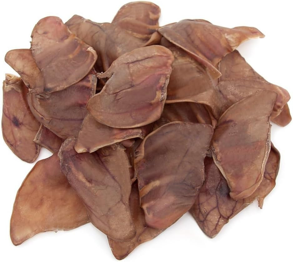 Gigabite Whole Pig Ears for Dogs – All-Natural Slow-Roasted Chews That Clean Tee