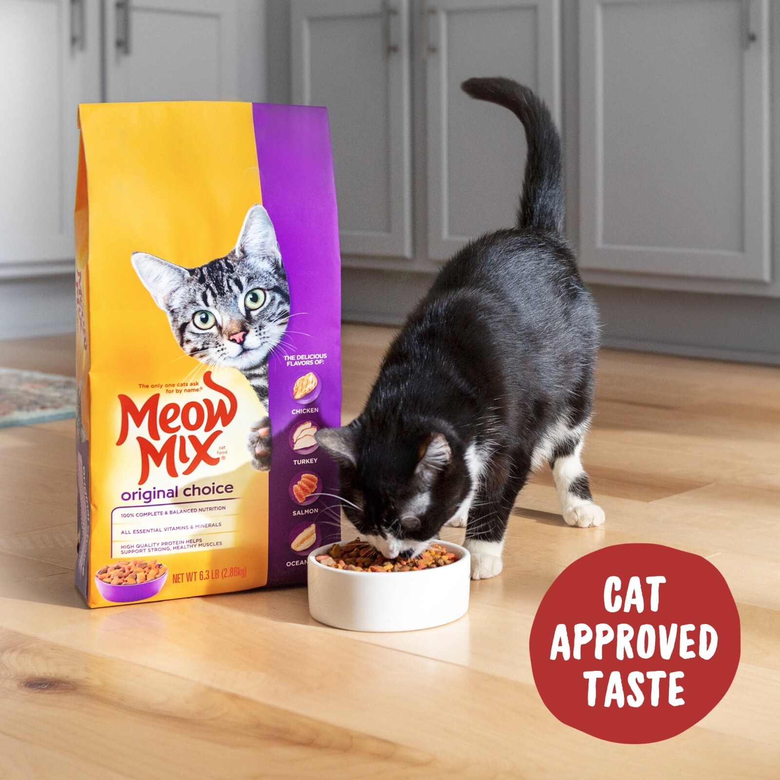 2 Pack, Meow Mix Original Choice Dry Cat Food, 30 Pound Bag
