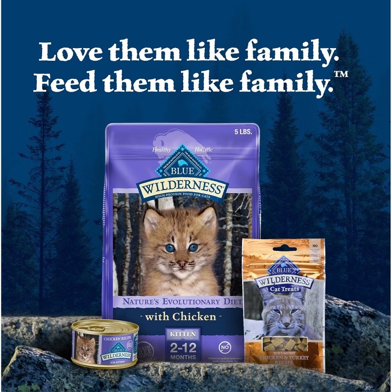 Blue Buffalo Wilderness High Protein Grain-Free Kitten Pate Wet Cat Food