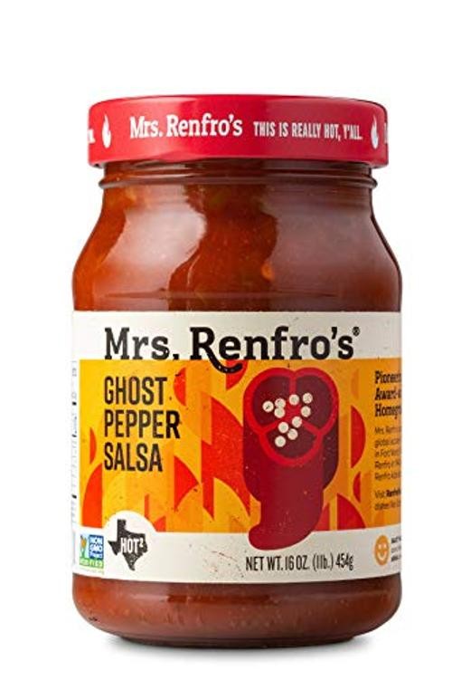 Hot Salsa Variety Pack, 16 oz Jars (Pack 1 Pound (Pack of 2) Hot Variety Pack