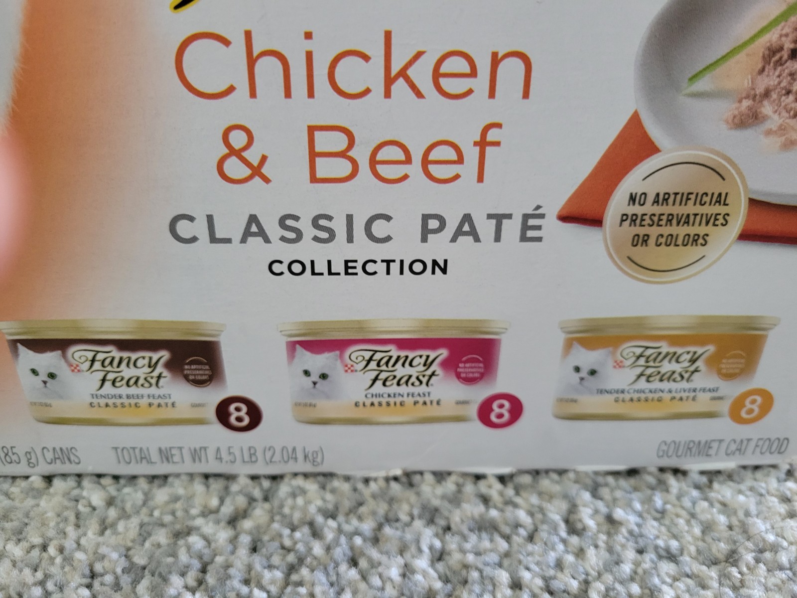 Purina Fancy Feast Chicken and Beef Classic Pate 3 Ounce (Pack of 24)