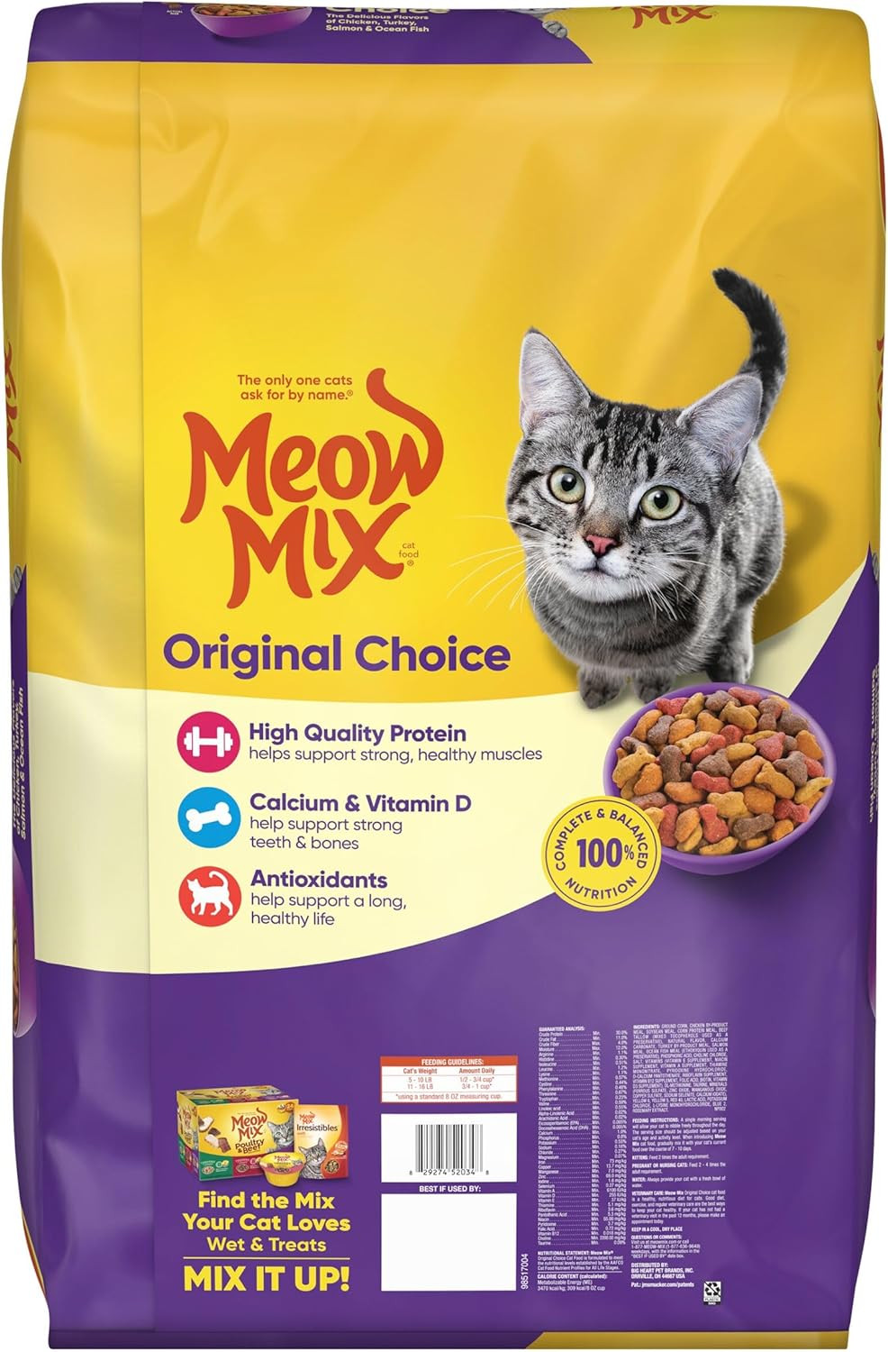 Original Choice Dry Cat Food, 22 Pound Bag