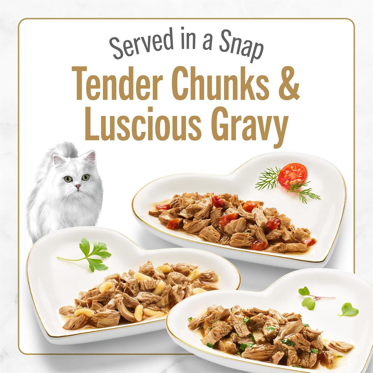 Purina Gourmet Wet Cat Food Variety Pack, Petites Gravy Collection, Break-Apart