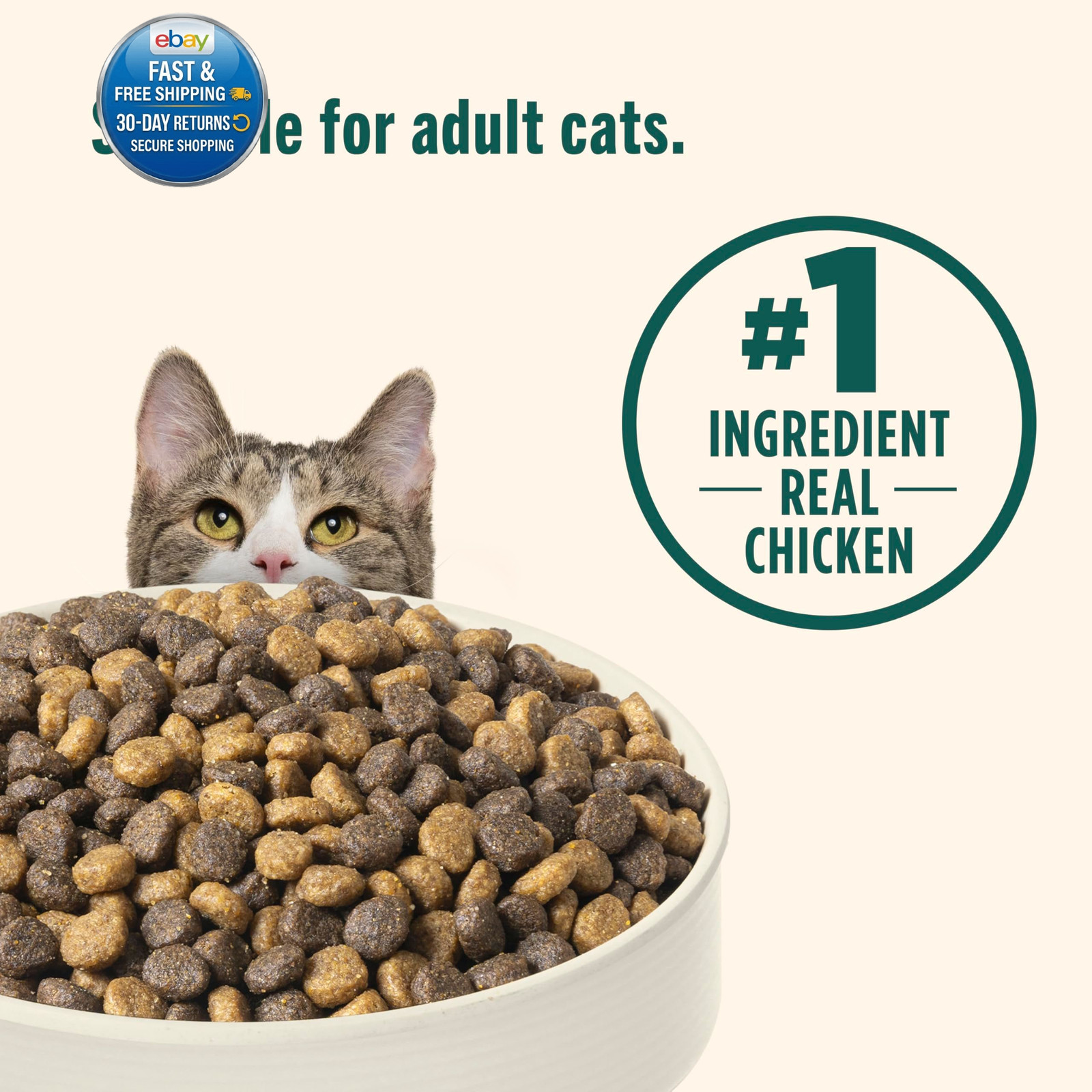 3 Pound (Pack of 1), Indoor Complete – Chicken With Lentils & Salmon