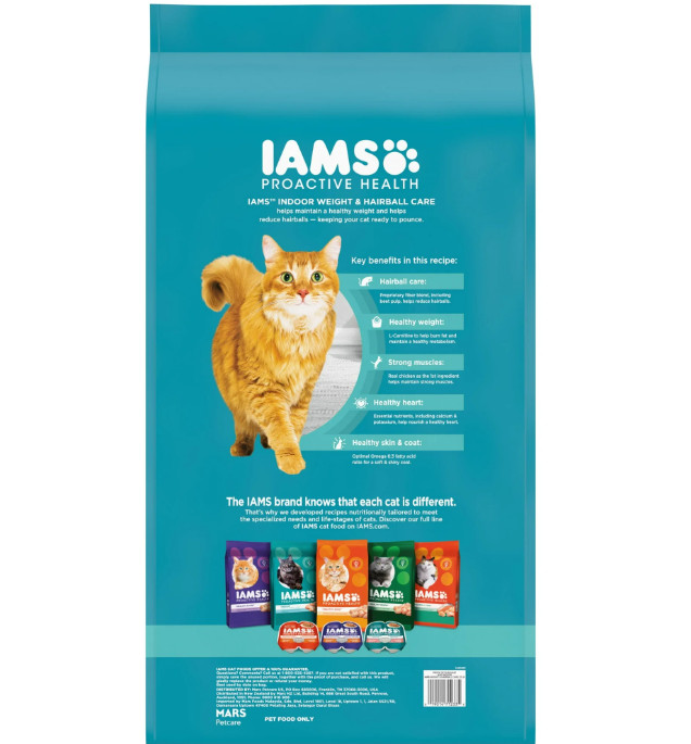 Iams Proactive Health Chicken and Turkey Dry Cat Food, 22 lb