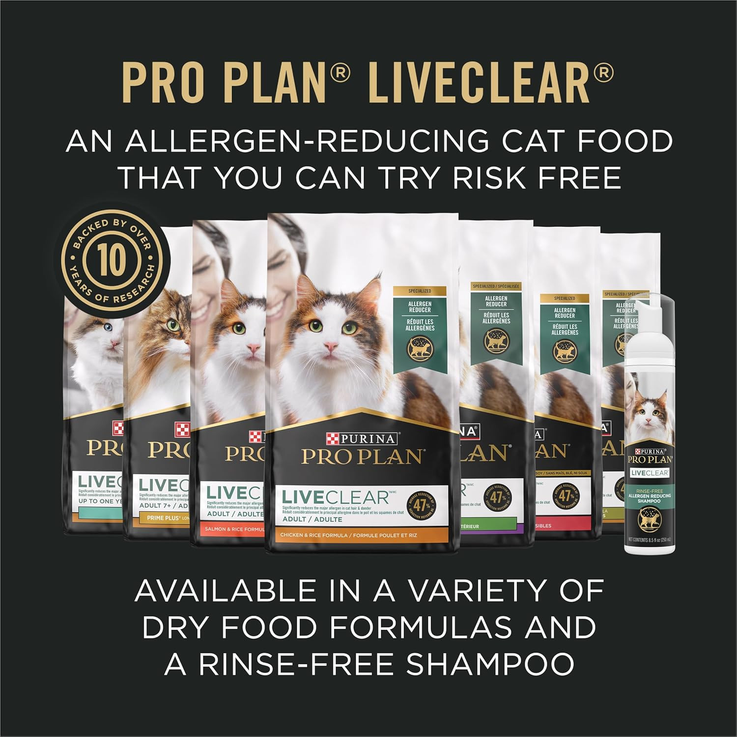 Purina Pro Plan Liveclear Cat Food Weight Management and Cat Allergen Reducer