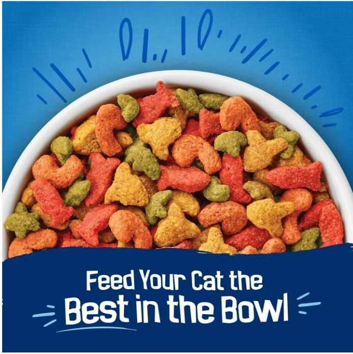 (3 pack) Purina Friskies Dry Cat Food Seafood Sensations With Salmon, Tuna 30 lb