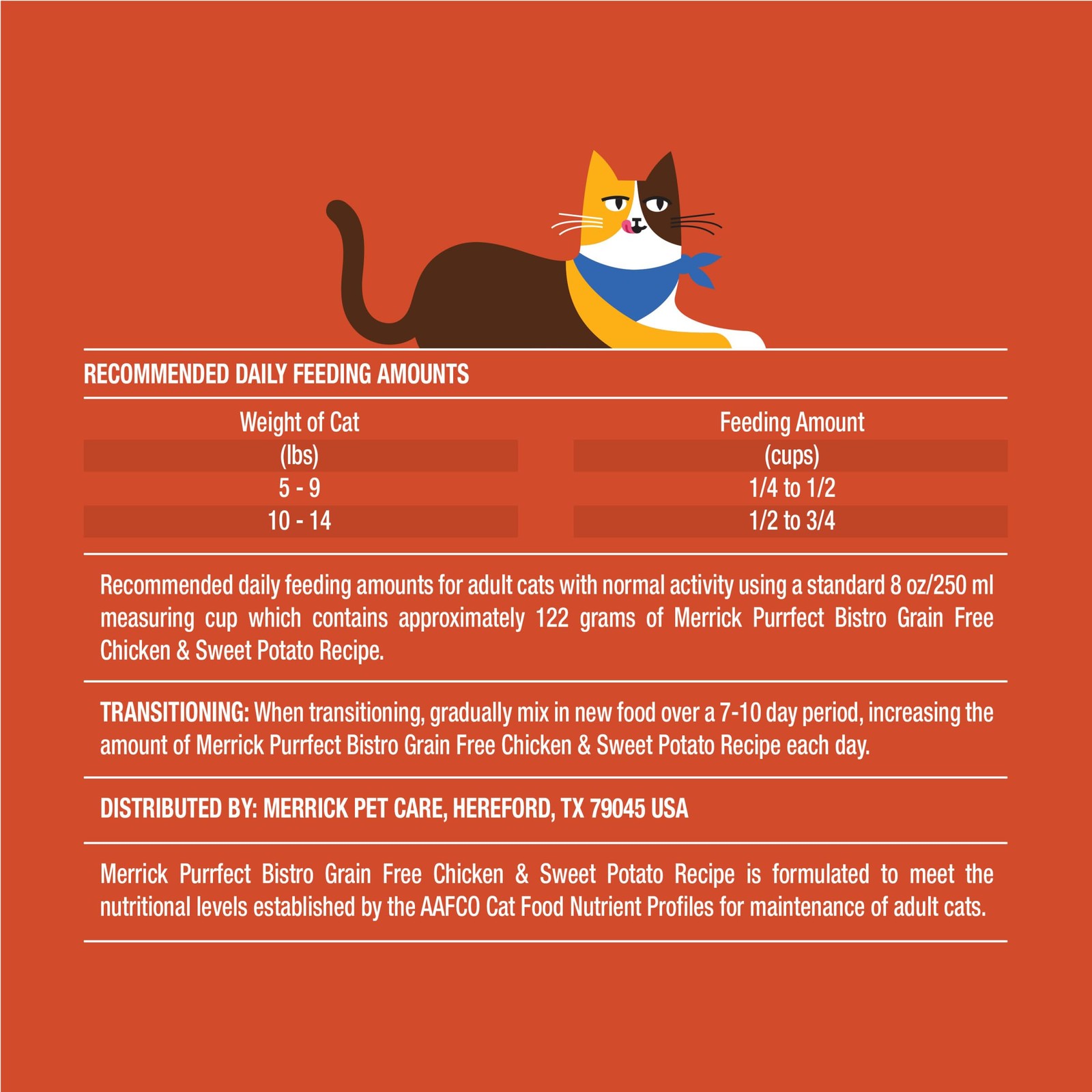 Merrick Purrfect Bistro Grain Free Chicken and Sweet 4 Pound (Pack of 1)
