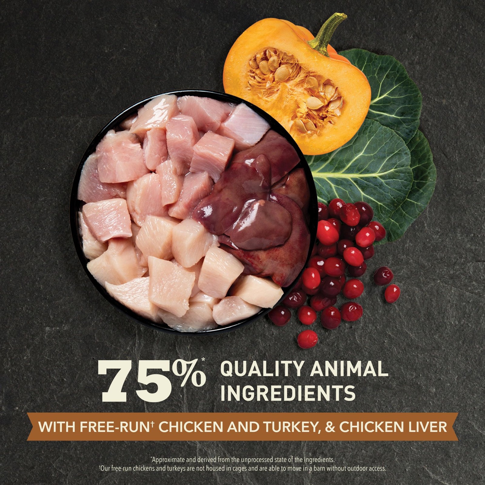 Grain-free Dry Cat Food Meadowlands Chicken Turkey Fish and Cage-Free Eggs 10lb