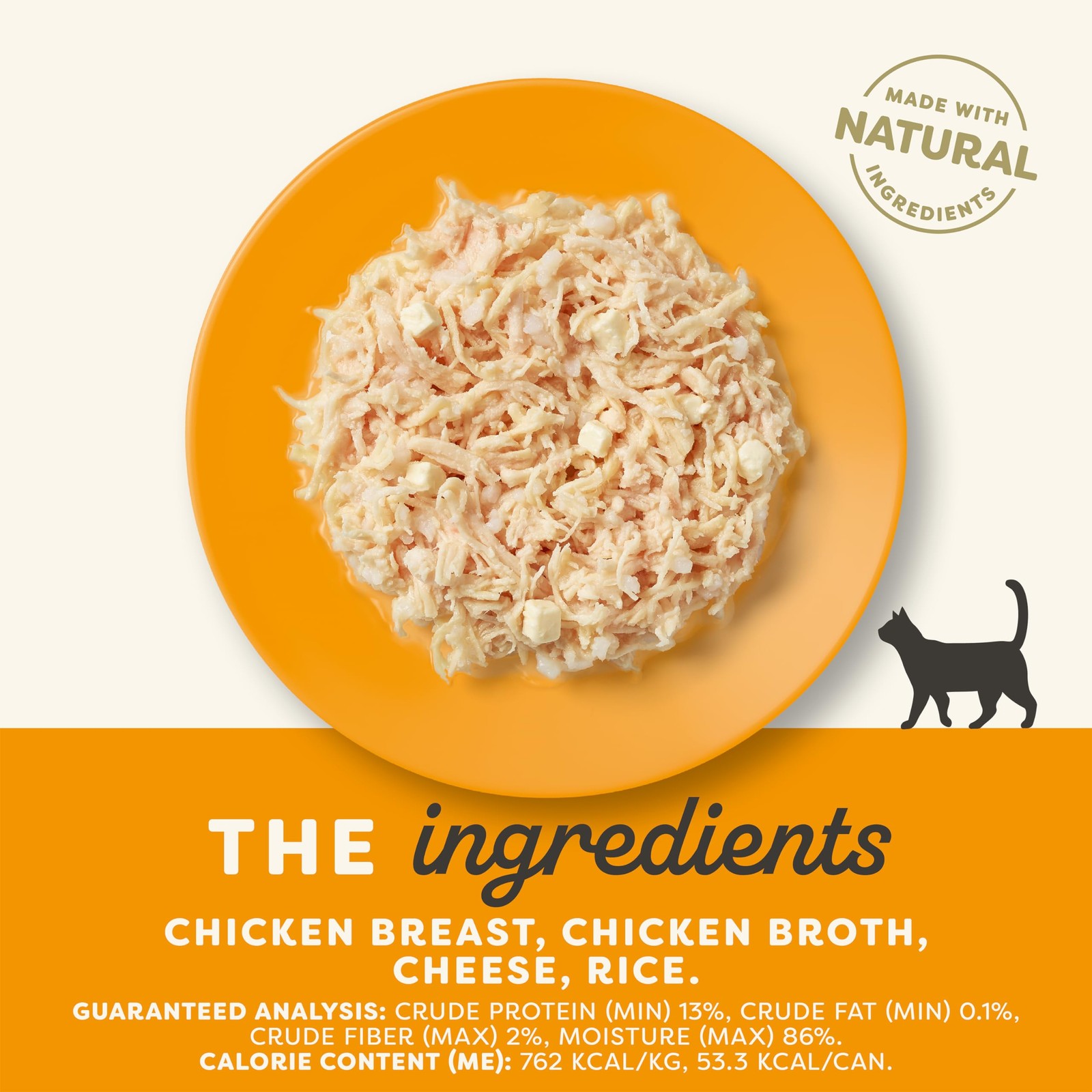 Applaws Wet Cat Food, 24 Count, Chicken Breast with Cheese in Broth, 2.47oz Cans