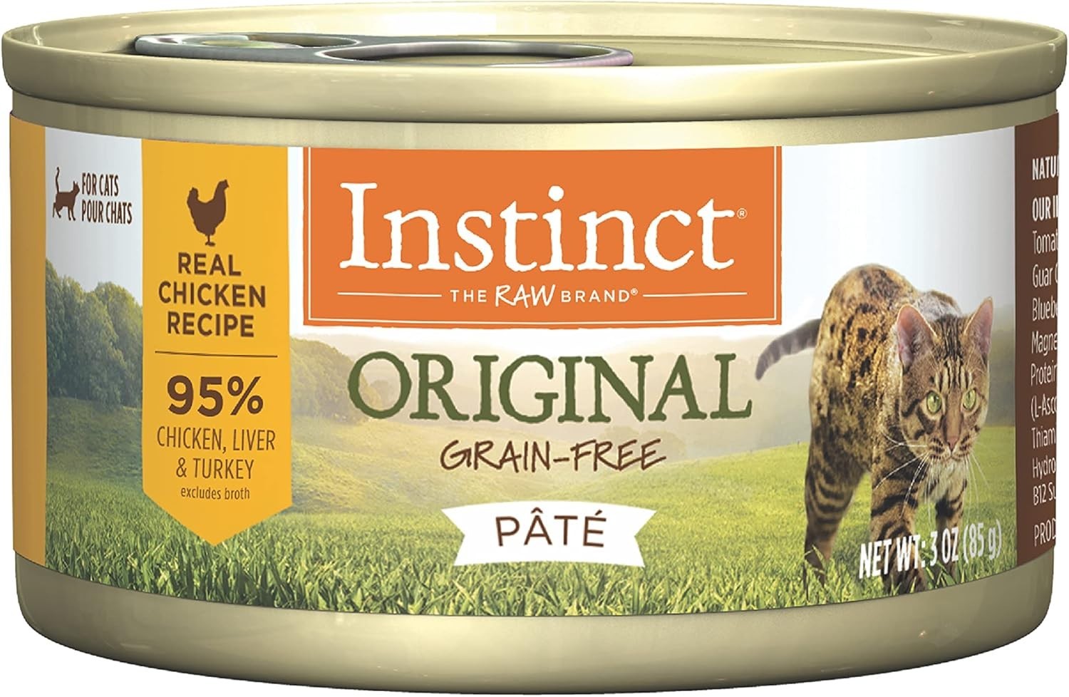 All Life Stages Grain-Free Chicken Pate Canned Cat Food – 24 Count, 3 Oz. Cans