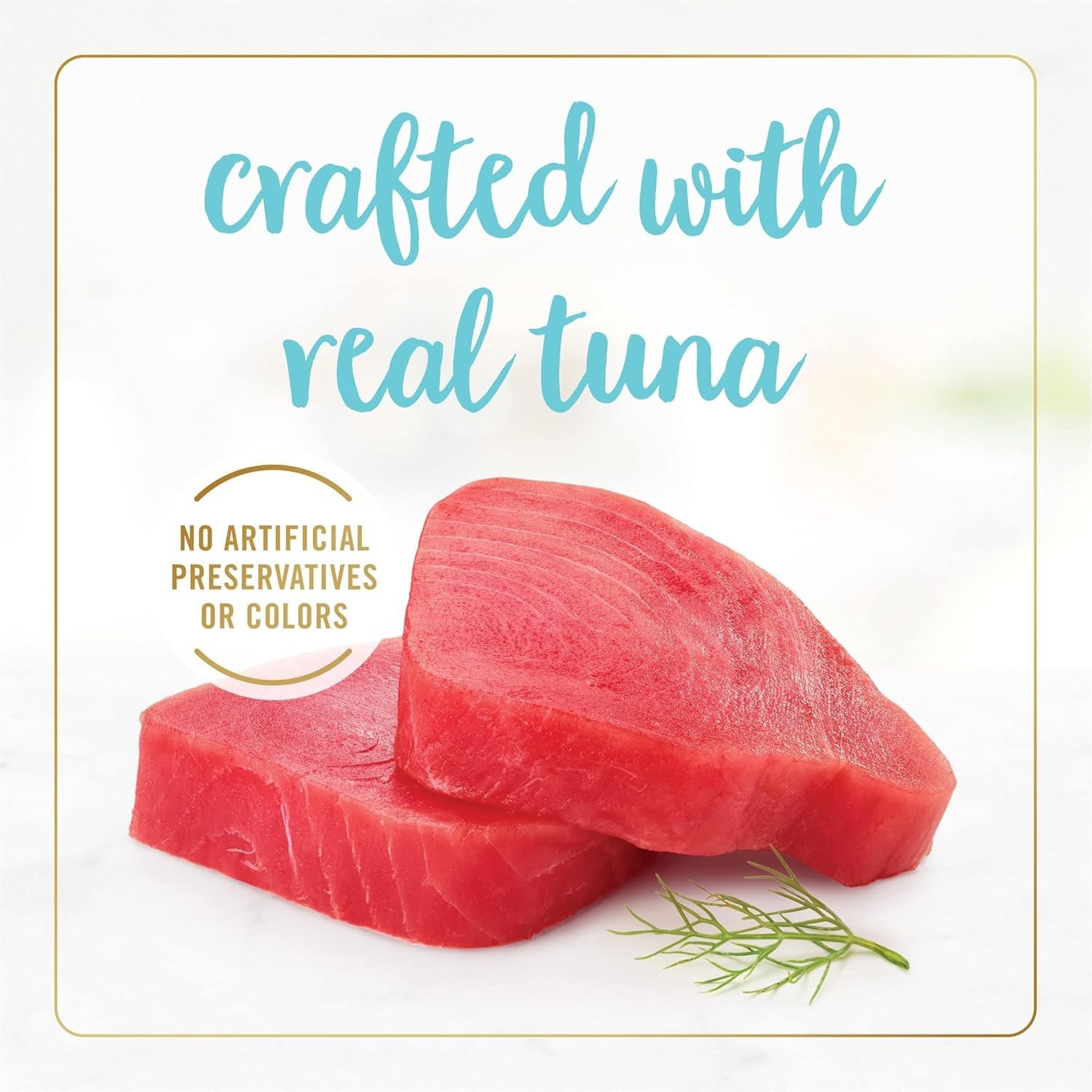 Gourmet Tuna Wet Cat Food with No Artificial Colors – 24 Pack of 3oz Cans