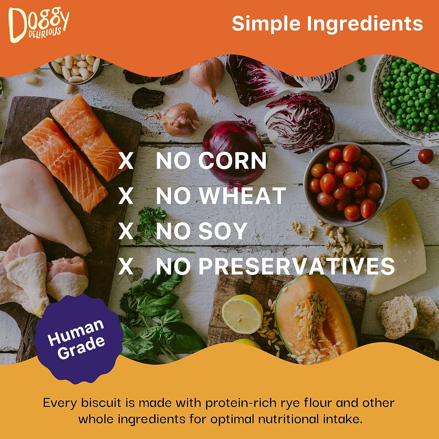 Crunchy Dog Treats – for All Pet Sizes, Breeds – All-Natural Puppy Treat – 100%