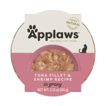 Applaws Natural Wet Cat Food 18 Count Limited Ingredient Cat Food Pots Shrimp