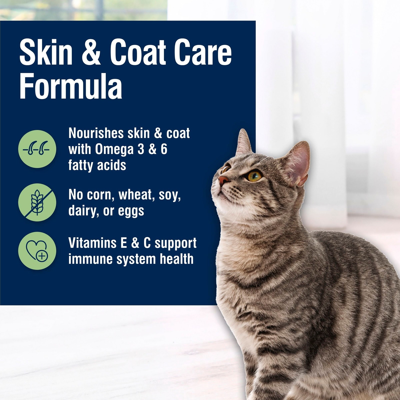 Blue Buffalo True Solutions Skin & Coat Care Natural Dry Cat Food, Salmon