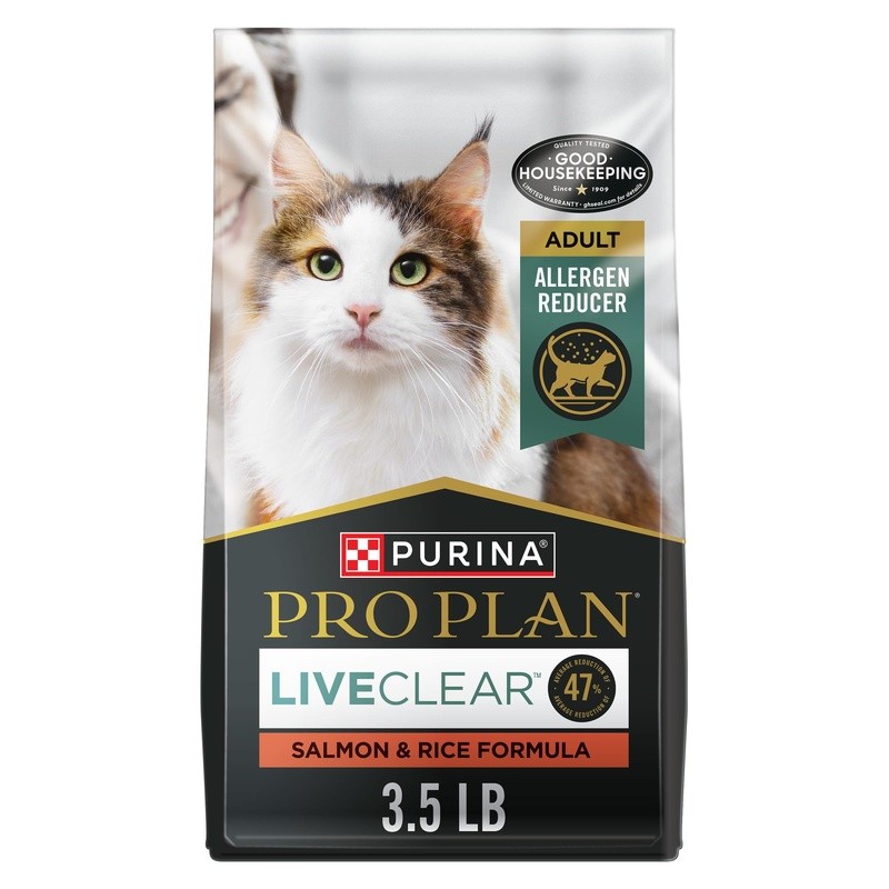 LIVECLEAR Salmon Rice Dry Cat Food High Protein Digestive Health All Breeds New