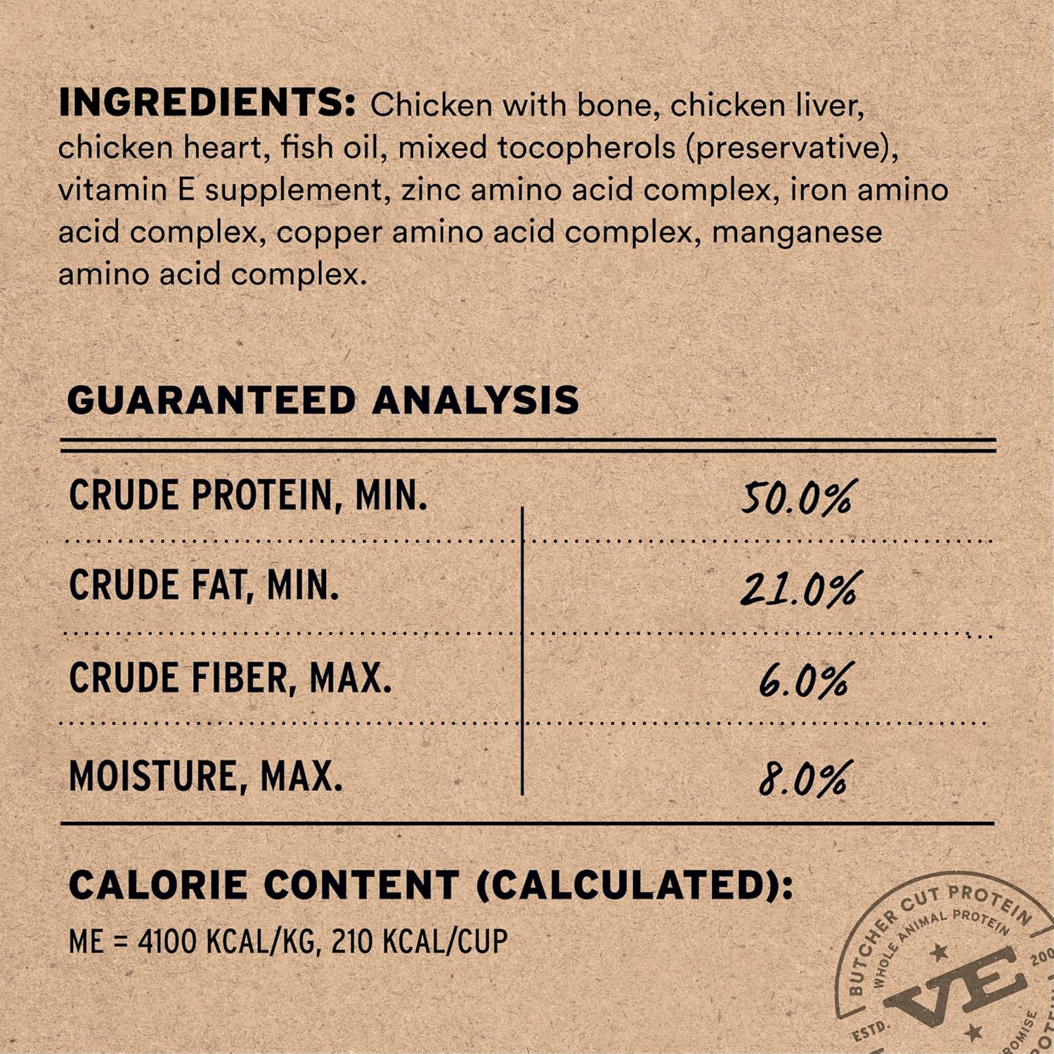 Freeze Dried Dog Food, Raw Chicken Crunchy Mini Nibs | Complete Meal or Topper |