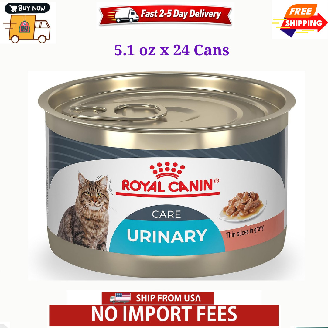 Royal Canin Feline Urinary Care Thin Slices in Gravy Wet Cat Food, 24 cans 5.1oz