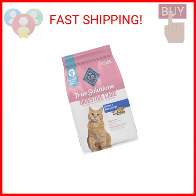 Blue Buffalo True Solutions Digestive Care Natural Dry Cat Food for Adult Cats,