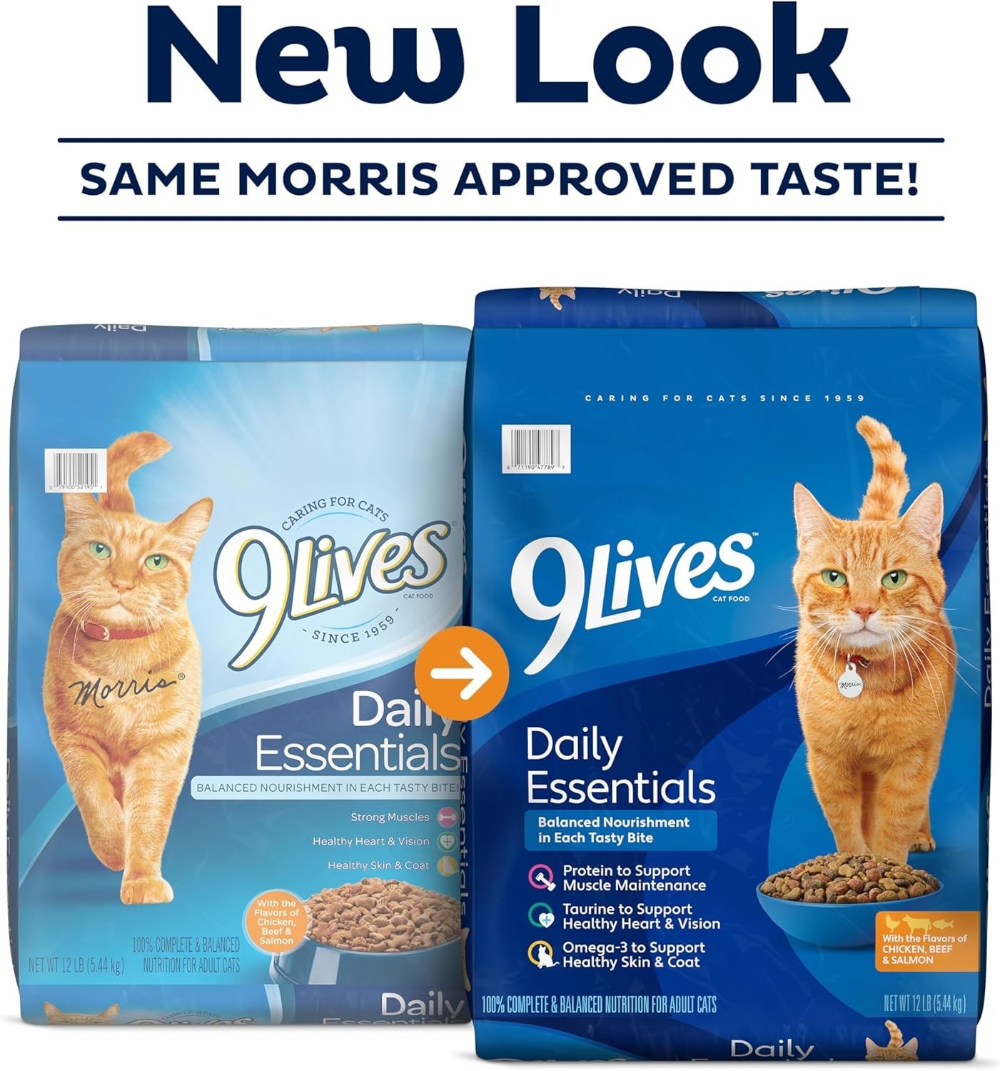 9Lives Daily Essentials Dry Cat Food, 12 Pound Bag