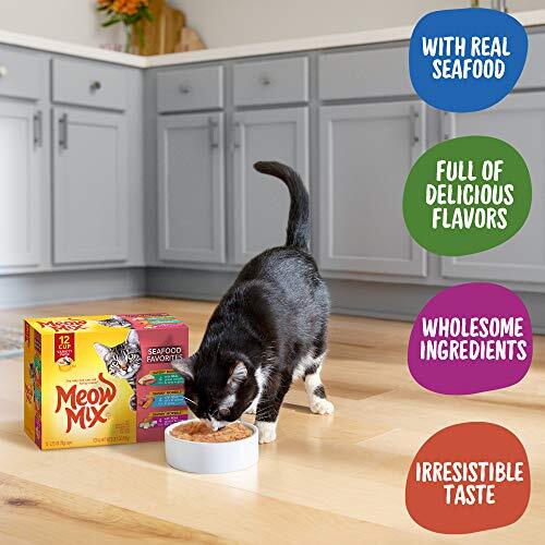 Meow Mix Seafood Selections Wet Cat Food, Assorted Flavor Names , Sizes