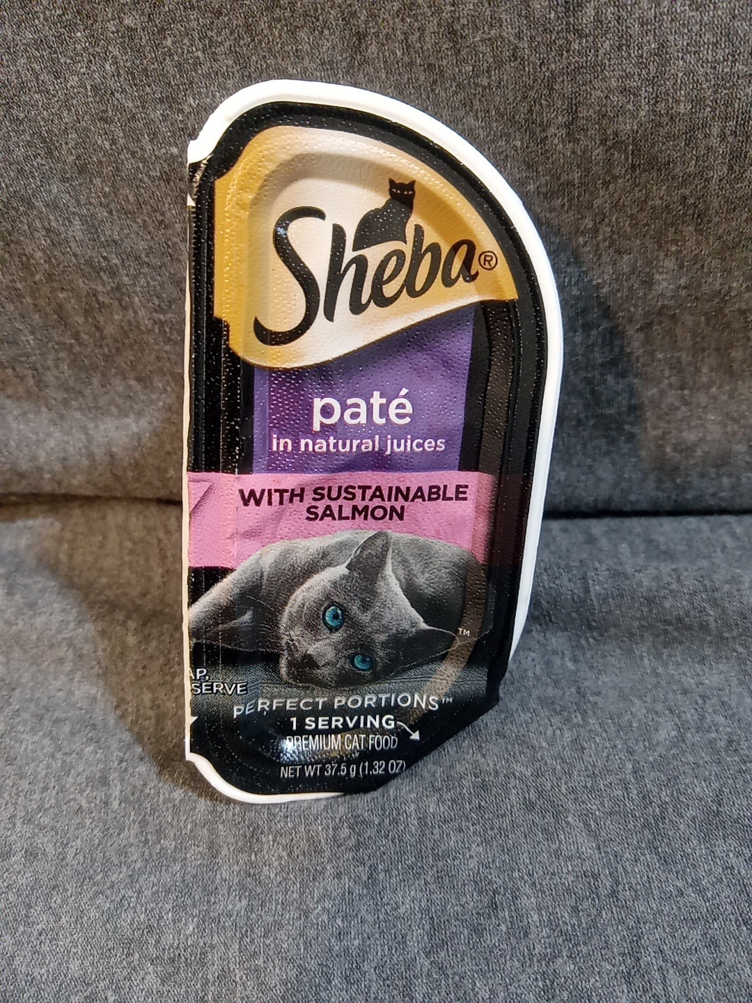 Sheba Pate Wet Cat Food 1.32 Oz Salmon 1 Serving Portion Pack
