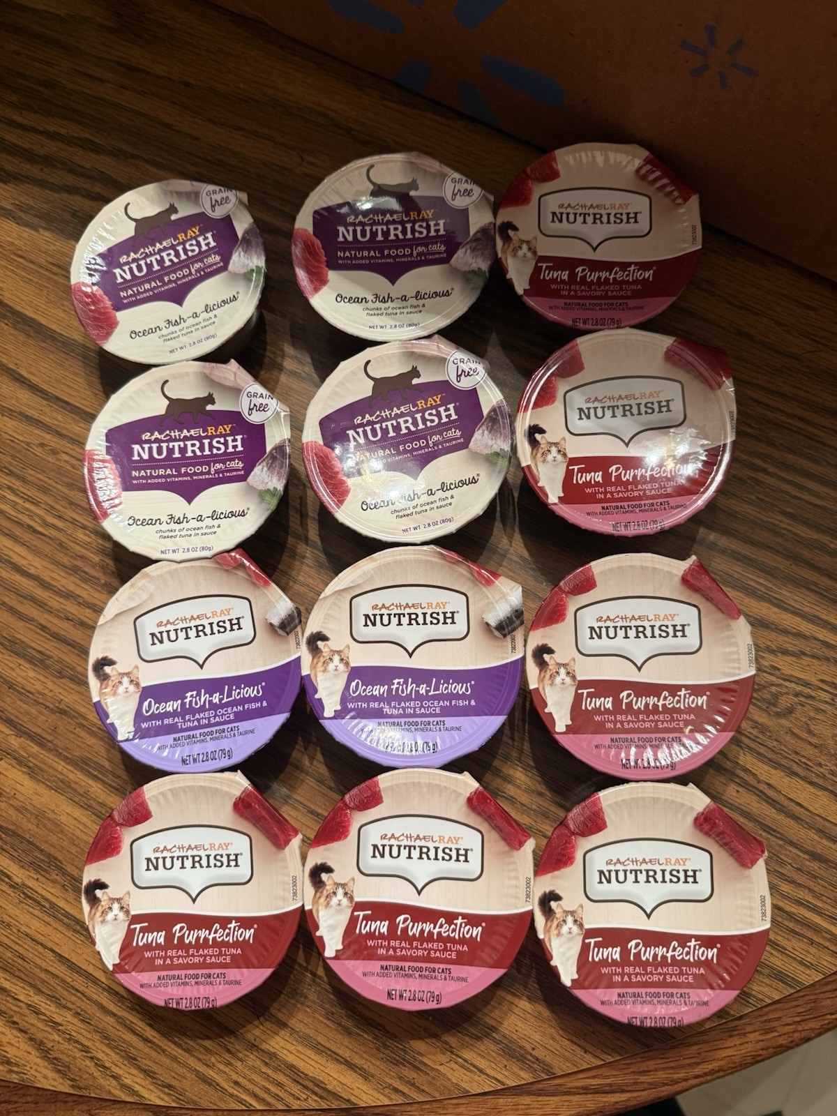 Rachael Ray Natural Wet Cat Food,, 2.8 Ounce Cup Mixed Lot Of 12