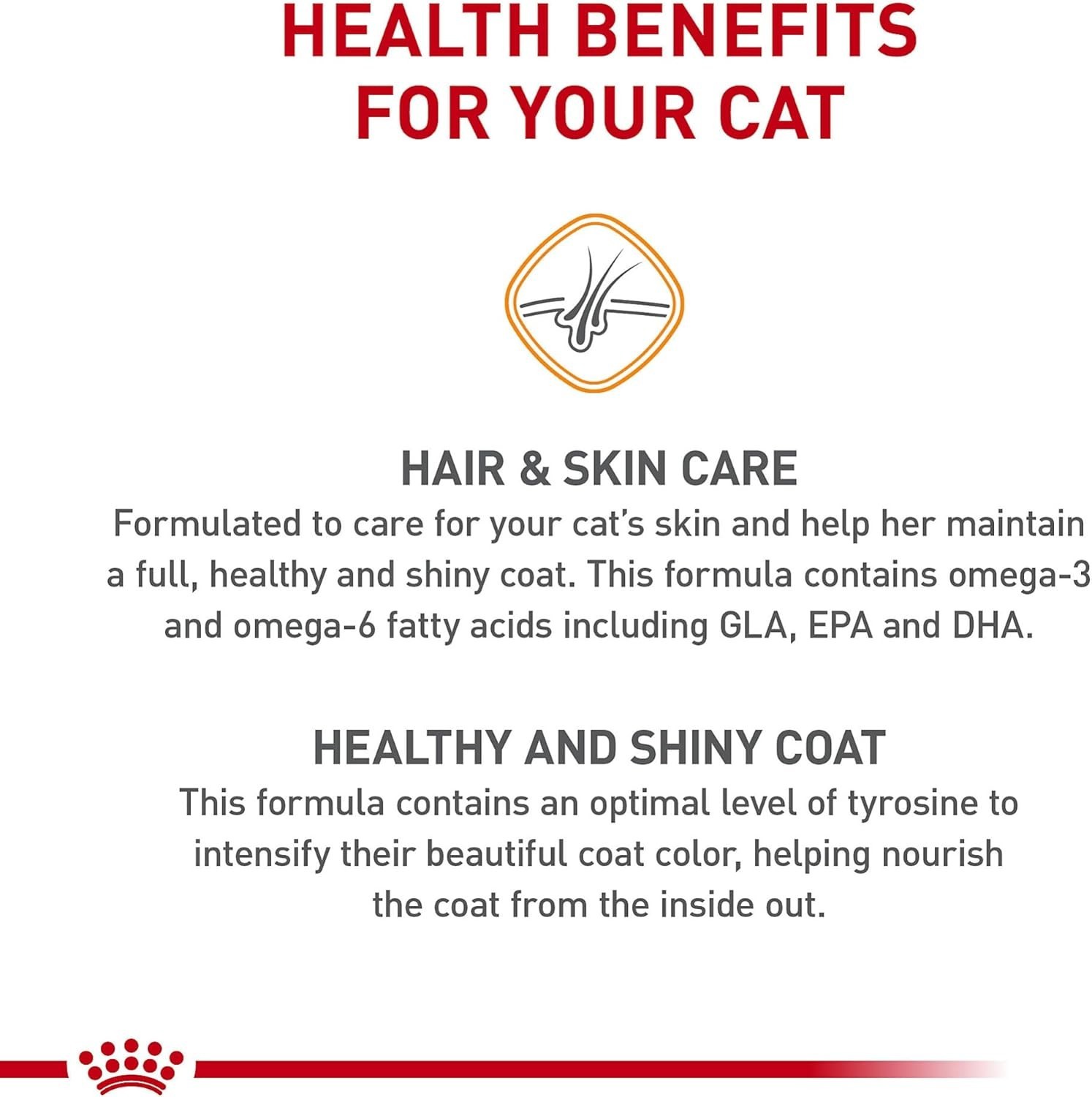Feline Care Nutrition Hair & Skin Care Adult Dry Cat Food, 3 lb Bag