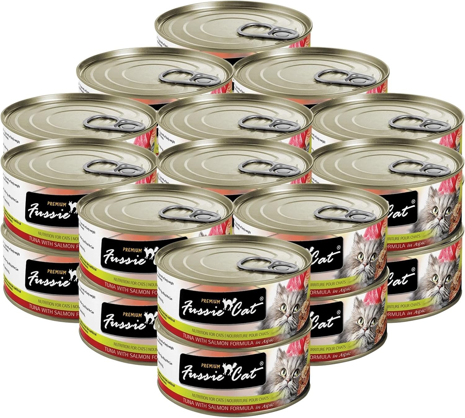 All Life Stages Tuna & Salmon in Aspic – Grain-Free Wet Cat Food, 24 x 2.82oz