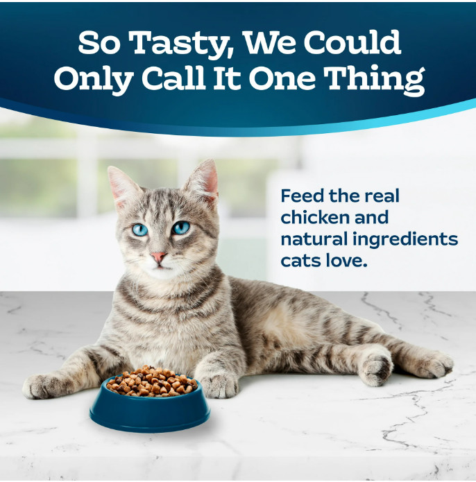 Blue Buffalo Tastefuls Dry Food, Adult Indoor Cat, Chicken and Brown Rice, 15-lb