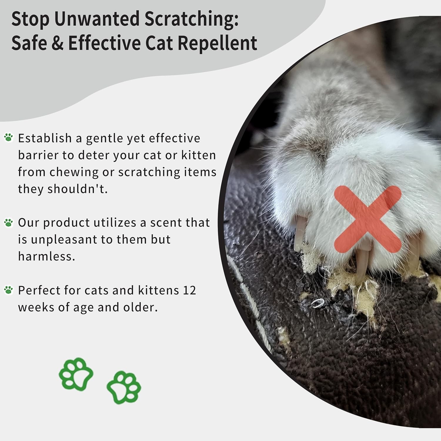 Cat Deterrent Spray – 100% Natural Cat Spray for Urine Marking & Scratching