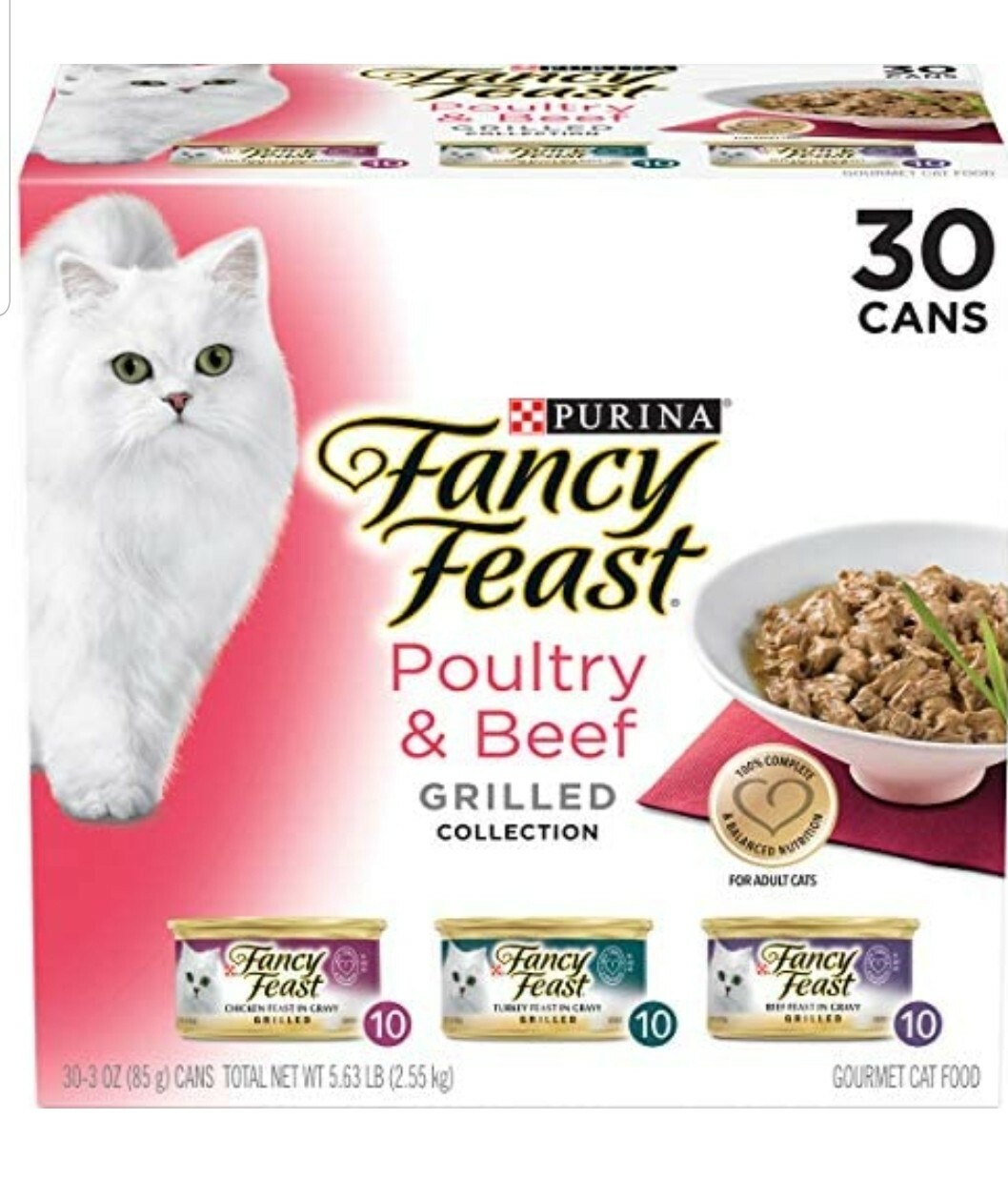 Purina Fancy Feast Grilled Feast in Gravy Canned Wet Cat Food