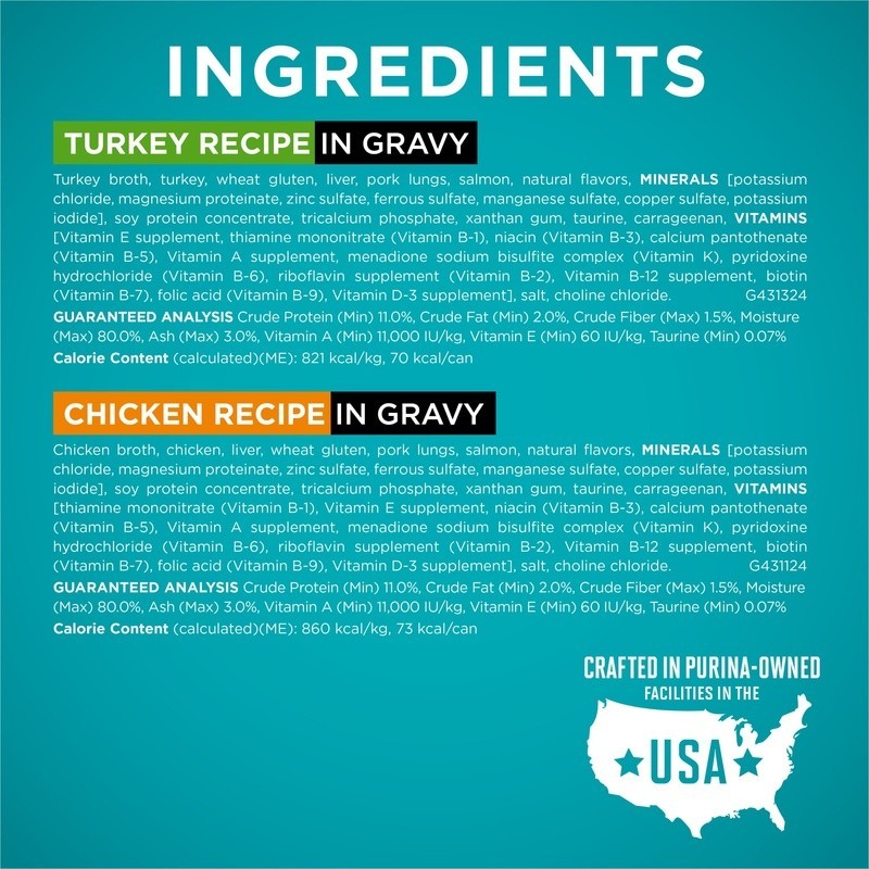 High Protein Natural Cat Food Variety Pack Turkey Chicken Tuna Wet Food New