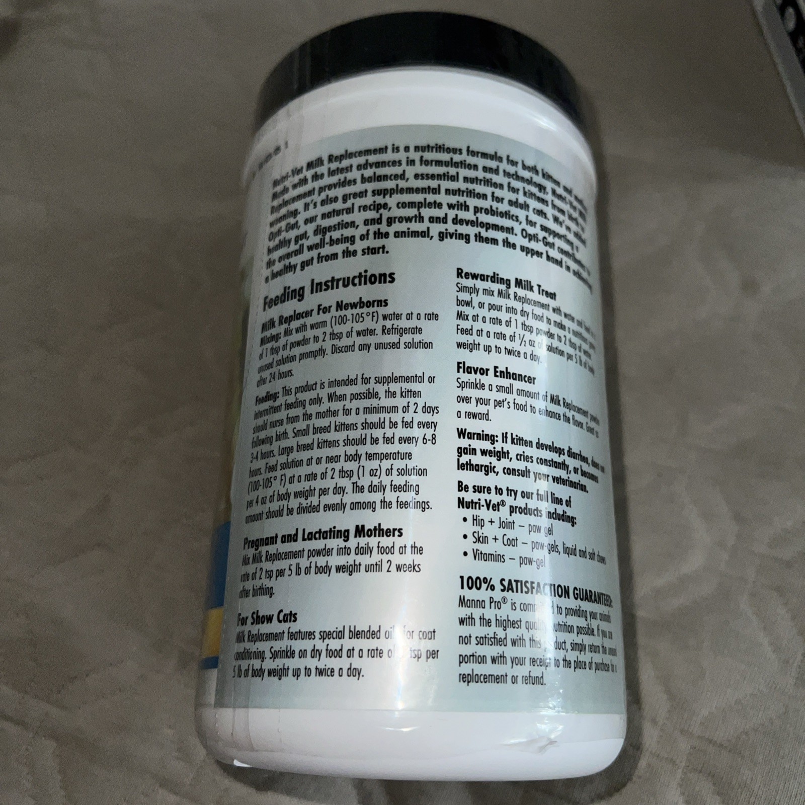 Nutri-Vet Milk Replacement For Kittens – 12 Ounce – BB 10/23/25