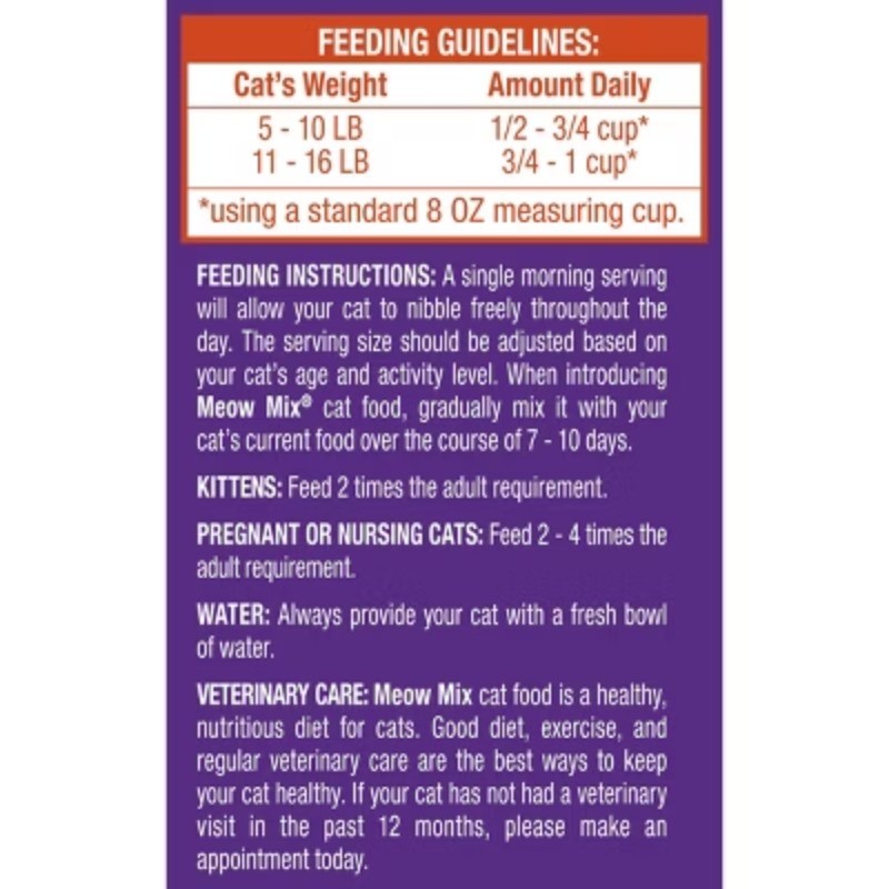 6.3lb Adult Dry Cat Food – Original Choice Chicken Turkey Salmon Ocean Fish